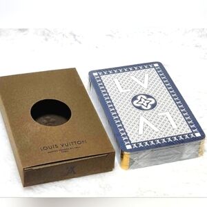 Louis Vuitton Jeu De Cartes Playing Cards In Bleu Et Blanc